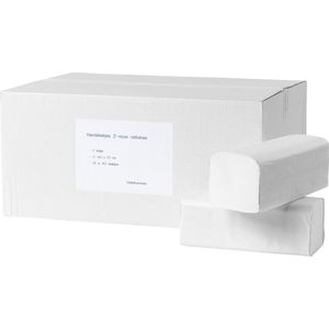STARLIGHT - 2135-FSC - Papieren Vouwhanddoeken - Wit - 2 Laags - 3200 Stuks