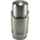 Riko luxe thermostaatknop m-30 geborsteld staal (rvs look)