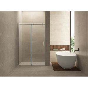 Wiesbaden Slide nis schuifdeur 1600 x 2000 x 8 mm nano helder glas/chroom 20.3997