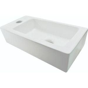 Fontein wiesbaden mini-rhea links 36x18x9 cm mat wit