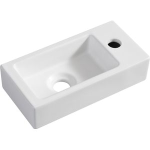 Fontein Wiesbaden Mini-Rhea Rechts 36x18x9 cm Mat Wit