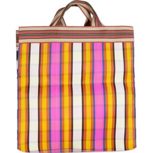 Kitsch Kitchen Shopper tas stripes strepen India roze