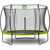 EXIT Silhouette trampoline rond ø244cm - groen