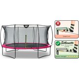 EXIT Silhouette trampoline ø427cm - roze