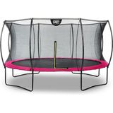 EXIT Silhouette trampoline rond ø427cm - roze