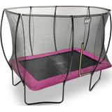 EXIT Silhouette trampoline rechthoek 214x305cm - roze