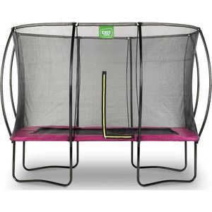 EXIT Silhouette trampoline rechthoek 214x305cm - roze