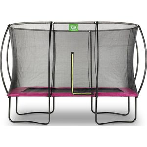 EXIT Silhouette trampoline rechthoek 244x366cm - roze