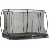 EXIT Silhouette inground trampoline 244x366cm met veiligheid