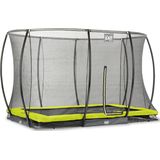 EXIT Silhouette inground trampoline 214x305cm met veiligheid