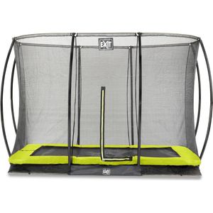 EXIT Silhouette inground trampoline 214x305cm met veiligheid