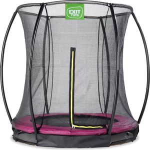 Trampoline EXIT Toys Silhouette Ground 183 Pink Safetynet