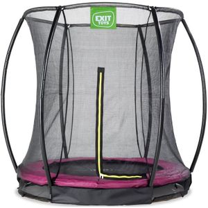 Trampoline EXIT Toys Silhouette Ground 183 Pink Safetynet
