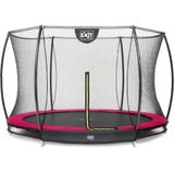 Trampoline EXIT Toys Silhouette Ground 305 Pink Safetynet
