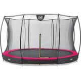 Trampoline EXIT Toys Silhouette Ground 427 Pink Safetynet
