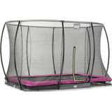 EXIT Silhouette inground trampoline 214x305cm met veiligheid