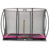 EXIT Silhouette inground trampoline 214x305cm met veiligheid