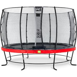 EXIT Elegant trampoline rond ø366cm - rood