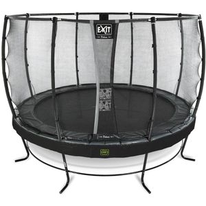 EXIT Elegant Premium trampoline ø427cm met Deluxe veiligheidsnet - zwart