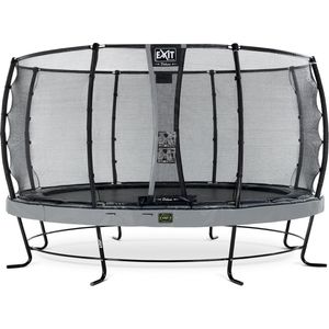 EXIT Elegant Premium trampoline rond ø427cm - grijs