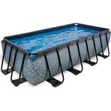 EXIT Frame Pool 400 x 200 x 100 Premium grijs