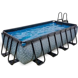 EXIT Frame Pool 400 x 200 x 100 Premium grijs