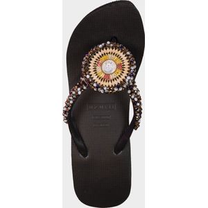 Uzurii Angel dames slipper met hoge hak Black