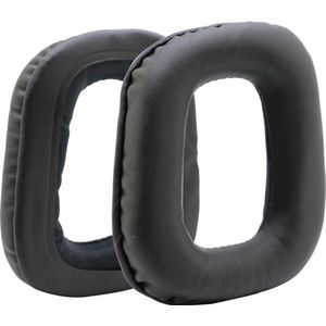 MMOBIEL Koptelefoon oorkussens earpads geschikt voor: Logitech G35 G930 G430 F430 F450 Surround Gaming Headset / Kunstleer , Zwart