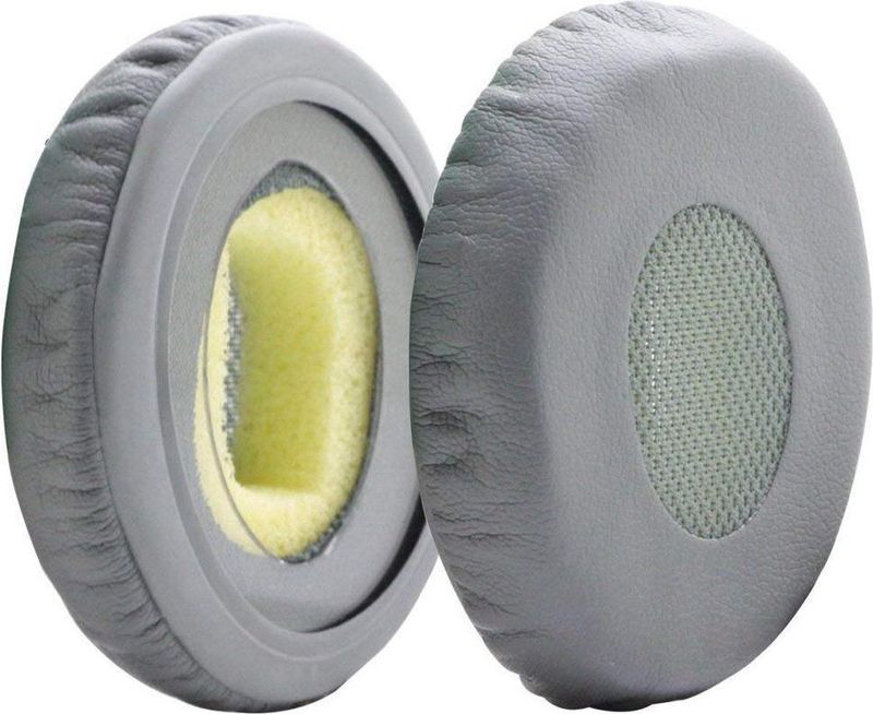 MMOBIEL - Vervangende Oorkussens - Grijs - Mesh Fabric en Protein PU