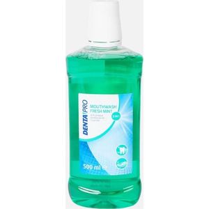 Mondwater Cool Mint 3 in 1 anti-plaque, antibacterial, fluoride - Mouthwash - 500 ml DentaPro