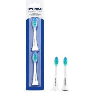Hyundai - Elektrische Tandenborstel - Opzetborstel - Wit - 2 stuks