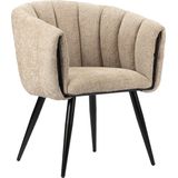 Pole to Pole - Eetkamerstoel - Zand - Chenille