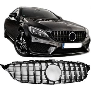 Sport Grille geschikt voor Mercedes W205 pre-facelift Panamericana GT zwart / zwart
