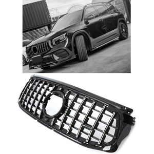 Sport Grille geschikt voor Mercedes X247 GLB-Klasse Panamericana GT chroom / zwart + AMG Logo