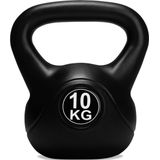 VirtuFit PVC Kettlebell - Gewichten - 10 kg - Zwart - Kettle Bell - Kettlebells