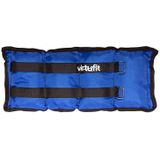 Enkelgewichten en polsgewichten - VirtuFit Verstelbare Gewichten - 2 x 2 kg - Nylon - Blauw