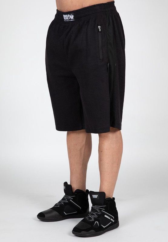 Gorilla Wear Augustine Old School Shorts - Zwart