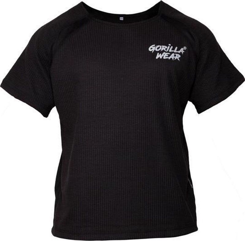 Gorilla Wear Augustine Old School Work Out Top - Zwart