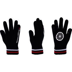 The indian maharadja winter glove junior in de kleur zwart.