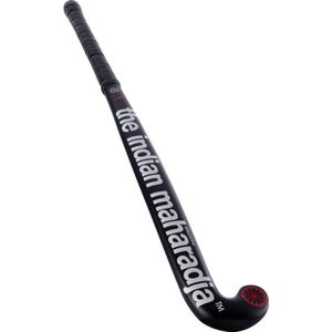 The indian maharadja gravity veldhockeystick in de kleur zwart/wit.