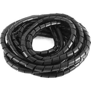 Kortpack - Spiraalband 24mm - SRPE-24-0 - Bereik 21-150mm - Zwart - 10 meter per Verpakking - Kabelmantel - Op Maat te Knippen - (099.6105)