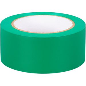 Kortpack - Vloermarkeringstape 50mm breed x 33mtr lang - Groen - 1 Rol - Vloertape - Signalisatietape - (021.0427)