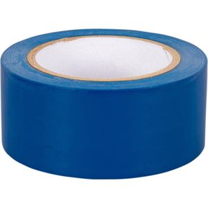 Kortpack - Vloermarkeringstape 50mm breed x 33mtr lang - Rood - 1 Rol - Vloertape - Signalisatietape - (021.0429)