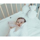 Snoozebaby speel/boxkleed Cheerful Playing Stone Beige - 75x95 cm