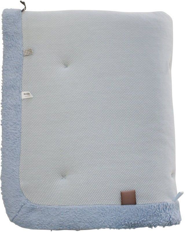 Snoozebaby speel/boxkleed Cheerful Playing Fresh Blue - 75x95 cm