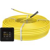 MAGNUM Cable - Set 194,1 m¹ / 3300 Watt, Elektrische Vloerverwarming / MRC-inbouwthermostaat | Zwart