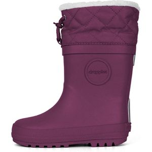 Druppies Winterlaarzen Kinderen - Gevoerde Regenlaarzen - Snowboots - Royal Purple - Maat 33
