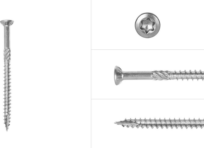 Wovar - Tuinschroef - RVS 410 - 4 x 50 mm