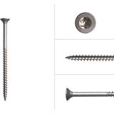 Wovar Spaanplaatschroeven RVS A2 5 x 80 mm Torx 25 | 200 Stuks