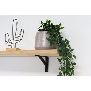 Wovar - Plankdrager - Zwart - Metaal - 200 x 300 mm - Per Stuk